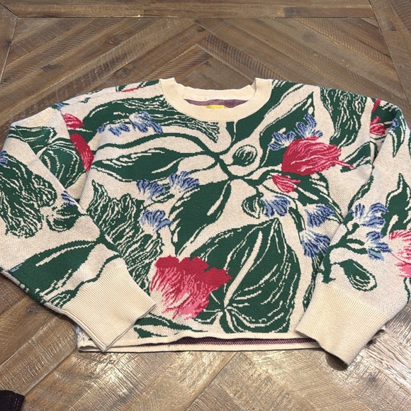 Maeve Floral Patterned Sweater - Picture 3 of 5